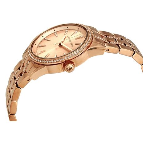 michael kors mk3910|Michael Kors Mini Ritz Crystal Rose Gold Dial Ladies Watch .